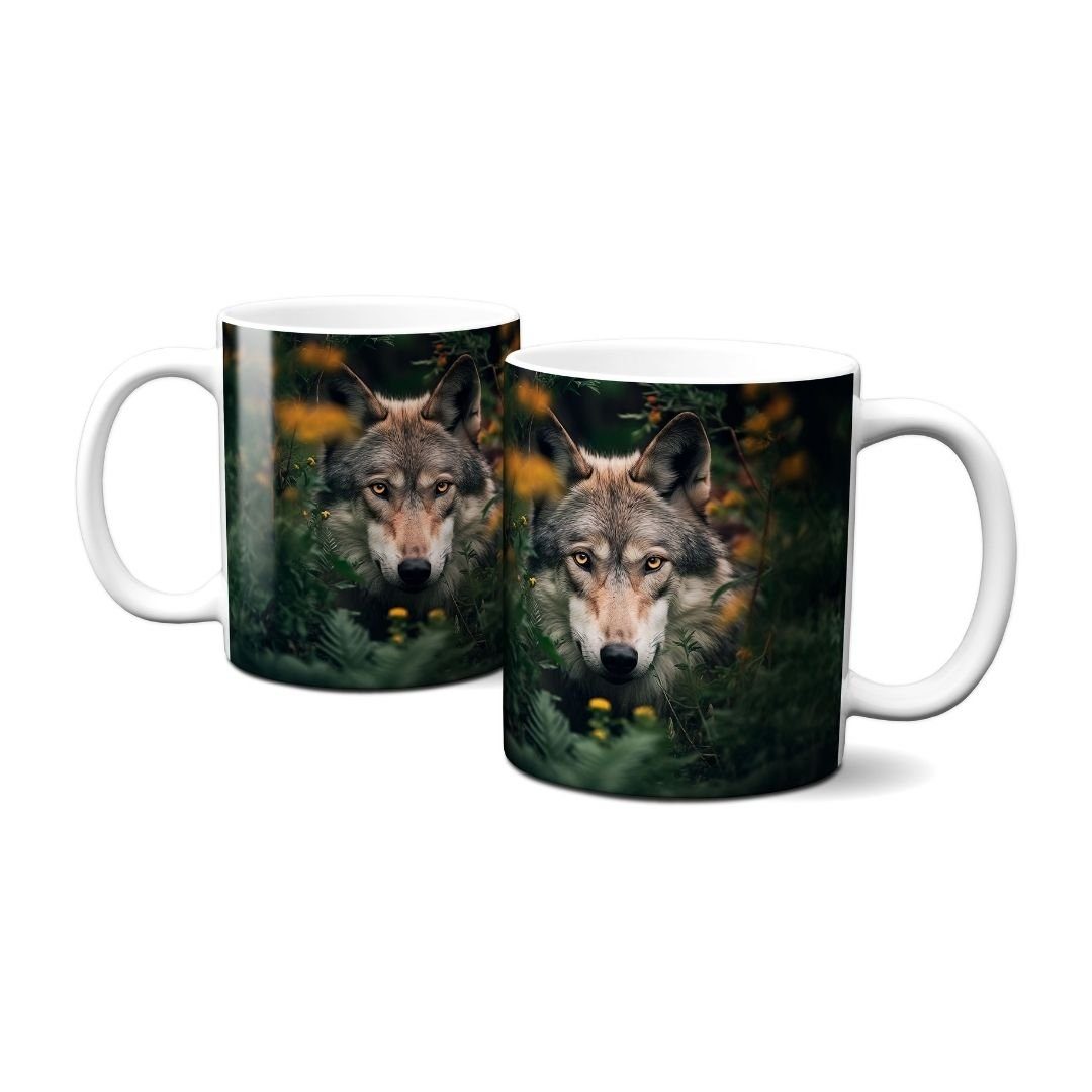 Geschenk, - Tiermotiv Hustling Hustling Sharks Sharks® Tasse - ml mit Tasse 330 Wolf