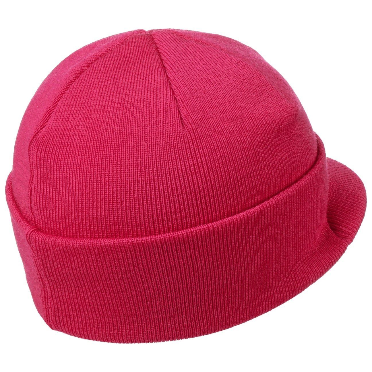 Lierys Strickmütze mit Italy Wintermütze Umschlag, pink (1-St) in Made