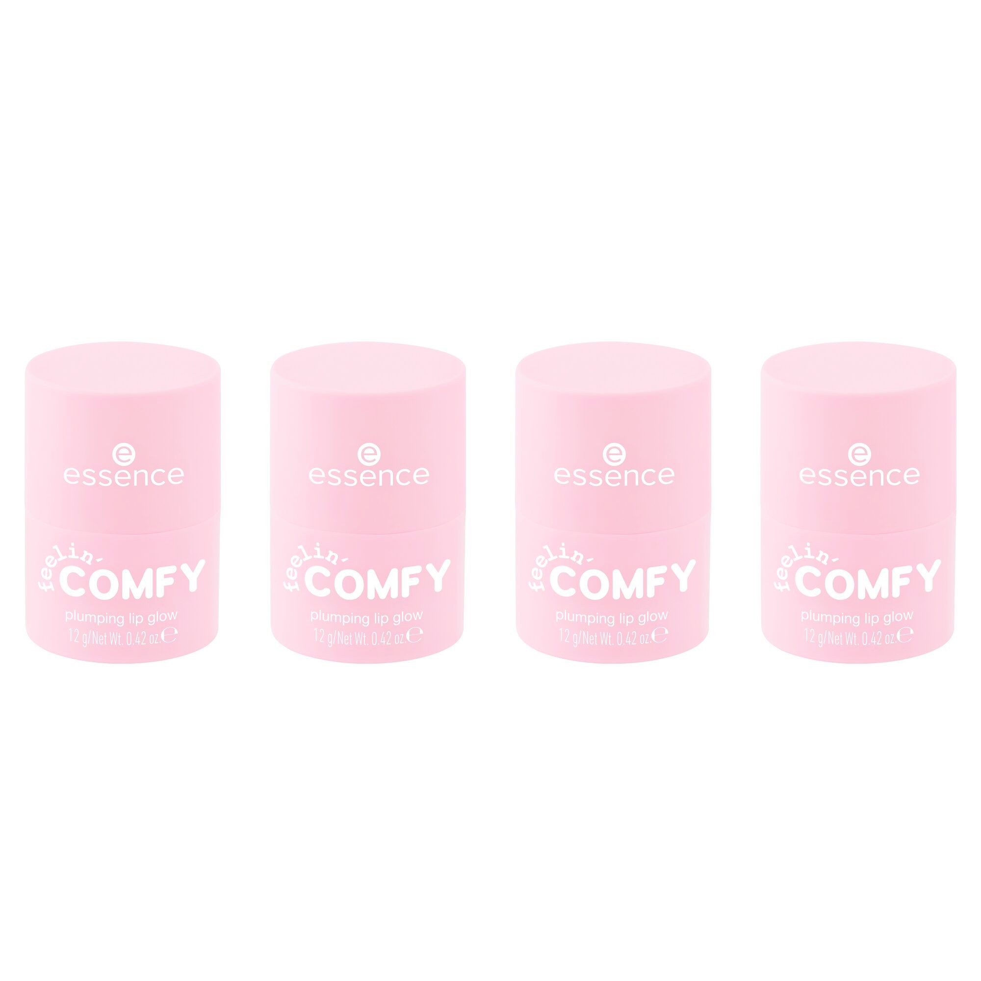 Essence Lipgloss feelin' comfy plumping lip glow, 4-tlg.
