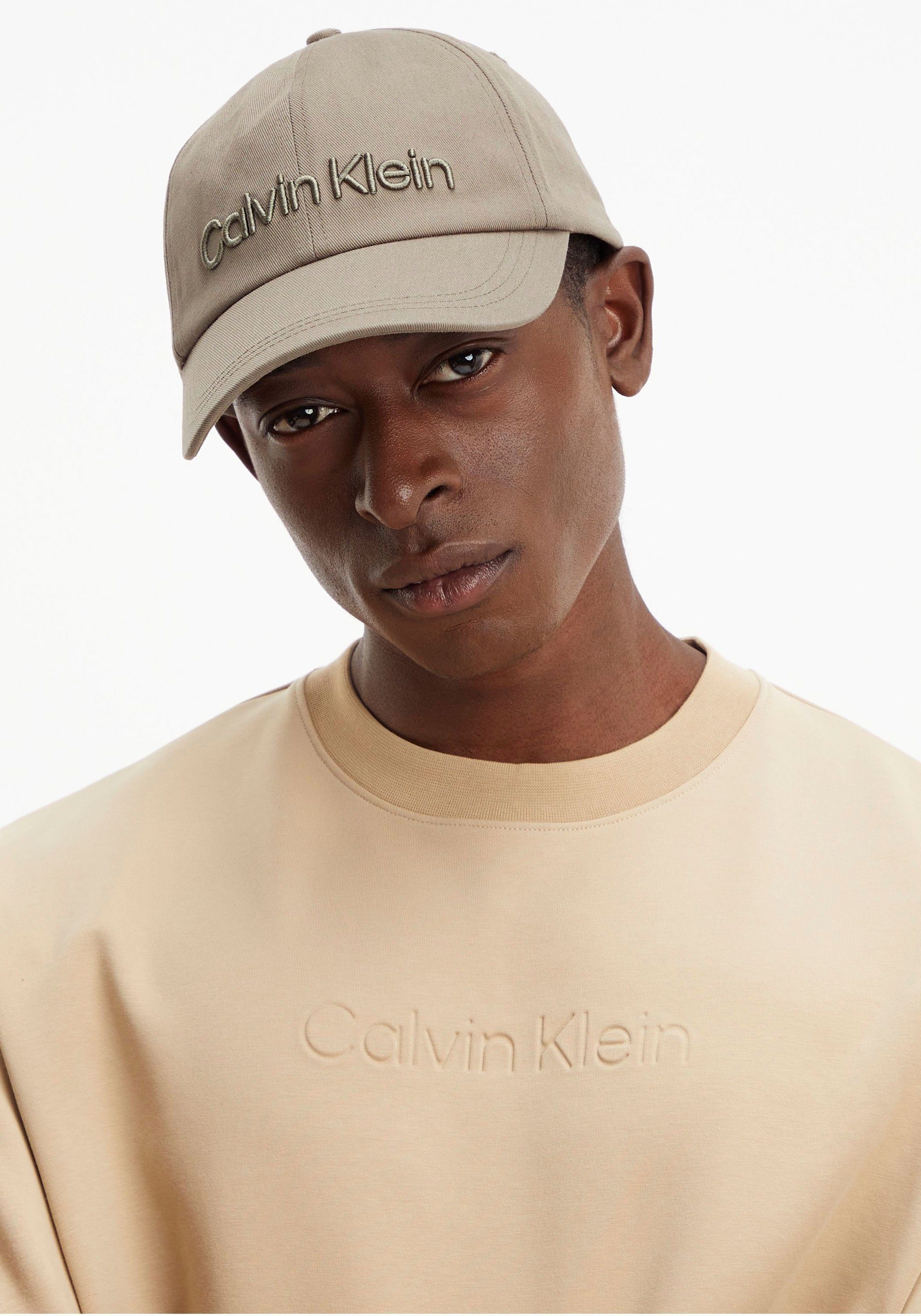 Calvin Klein Baseball Cap CALVIN Green EMBROIDERY Klemmverschluss Delta BB mit CAP