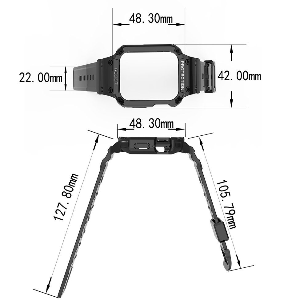 YSDYM Smartwatch-Armband Ersatzband Kompatibel Apple 6 4 mit iWatch mm 8 für Armband, mm 42 SE 45 5 mm 44 Watch Series 7