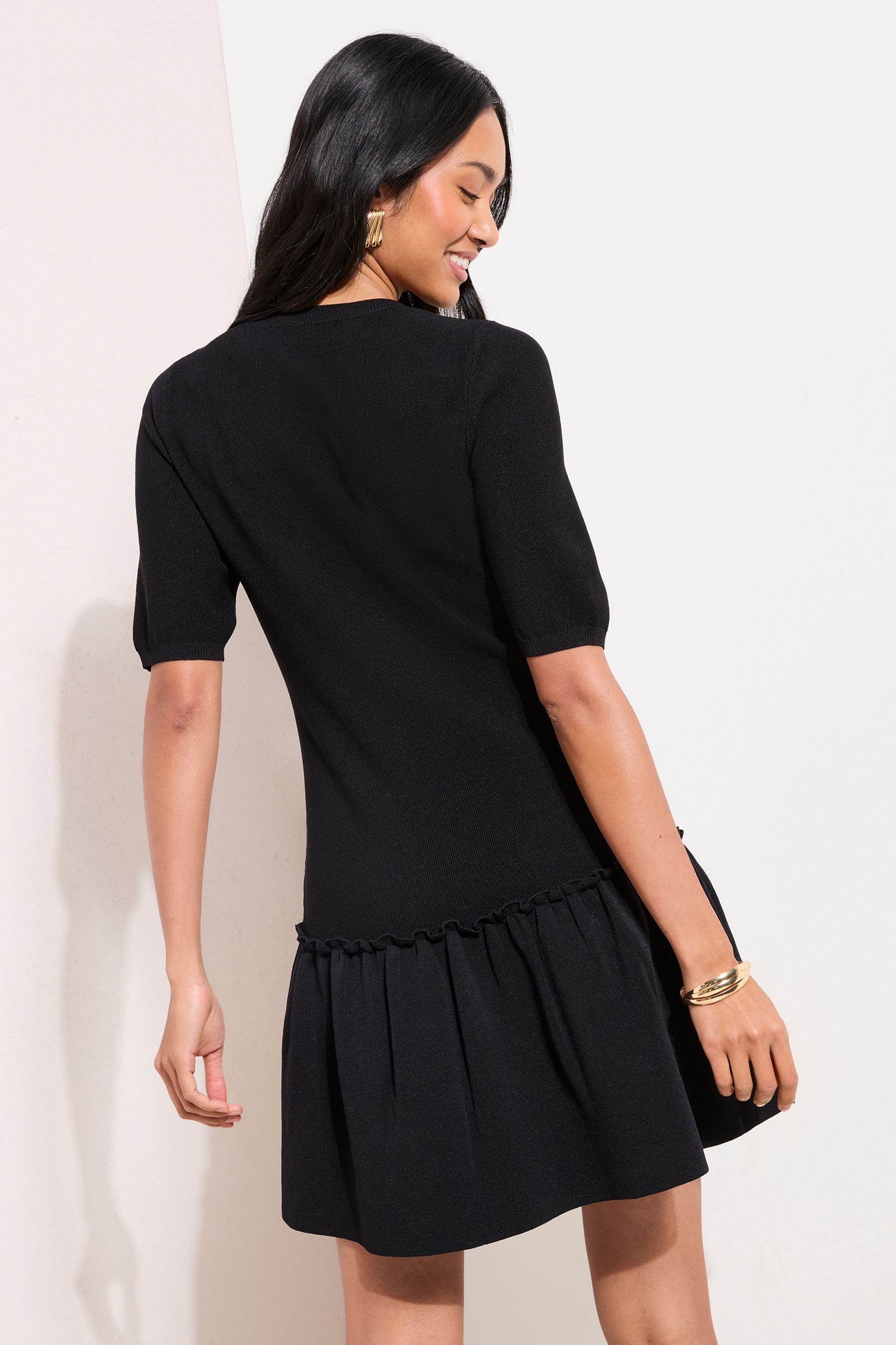 Friends Like These Vokuhila-Kleid Friends Like These Minikleid mit Schößche günstig online kaufen