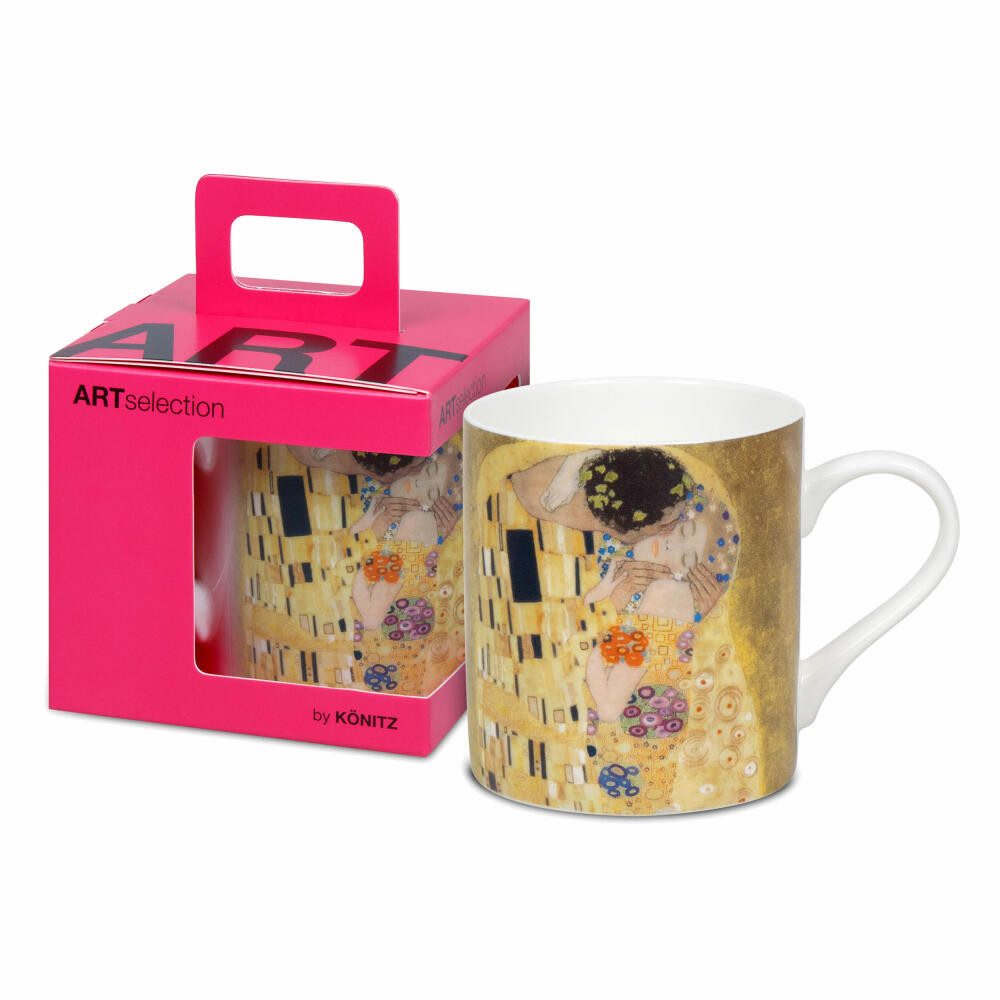 Könitz Becher Der Kuss I - Gustav Klimt, 400 ml, Bone China