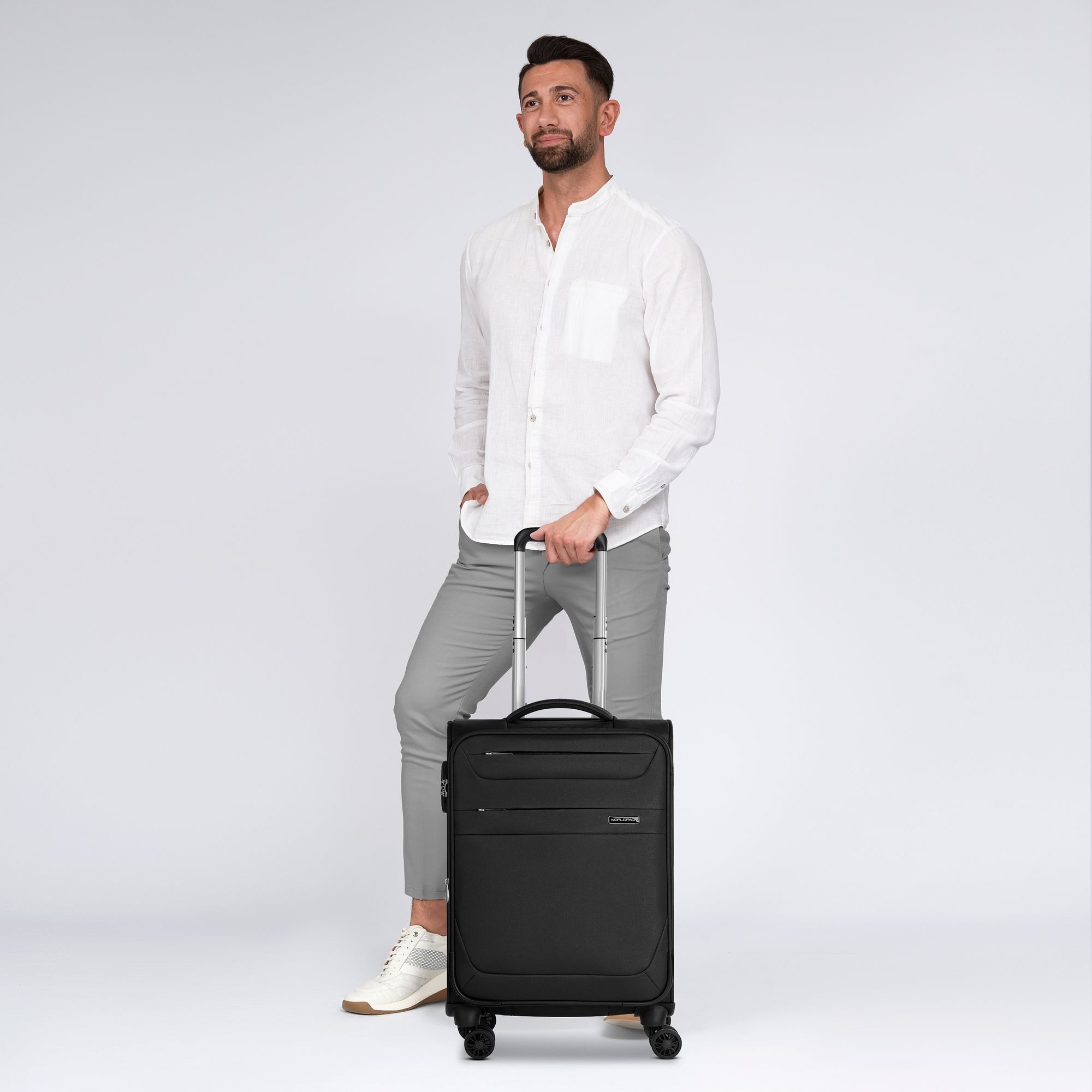 WORLDPACK Handgepäck-Trolley Chicago, 4 Rollen, Polyester