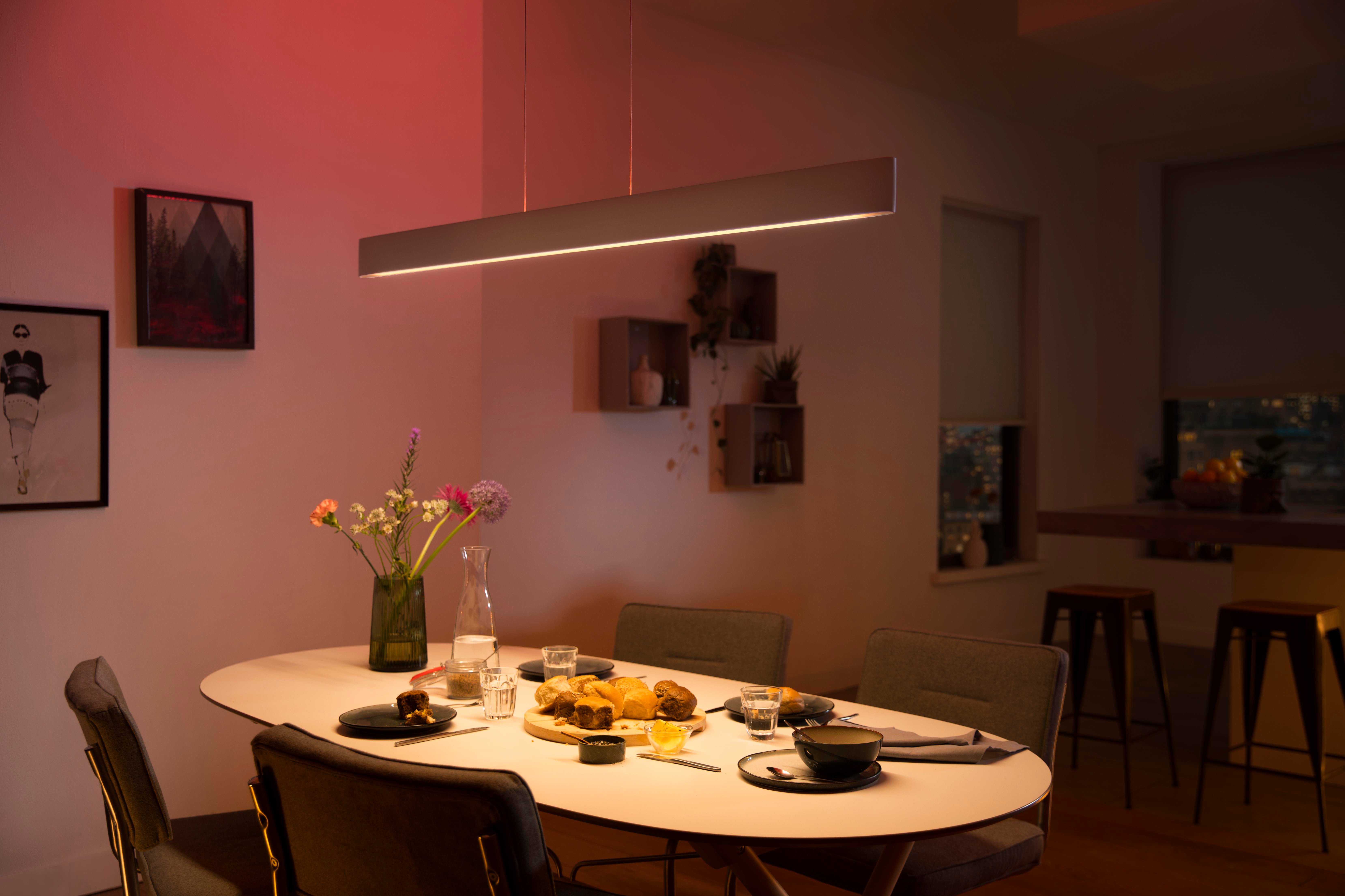 Philips Hue Smarte LED-Leuchte White & Color Ambiance Ensis Pendelleuchte w günstig online kaufen
