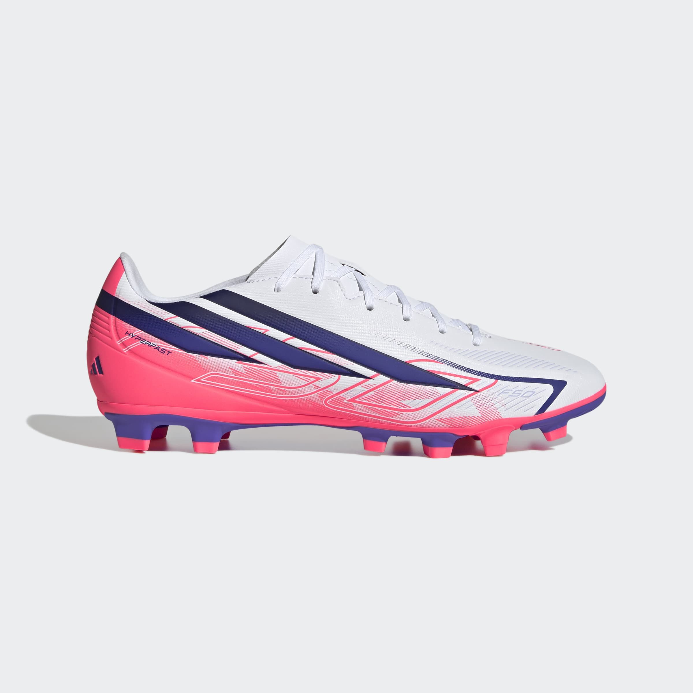 adidas Performance F50 HYPERFAST CLUB, FESTE BÖDEN/GEMISCHTE BÖDEN Fußballschuh für viele verschiedene Böden geeignet