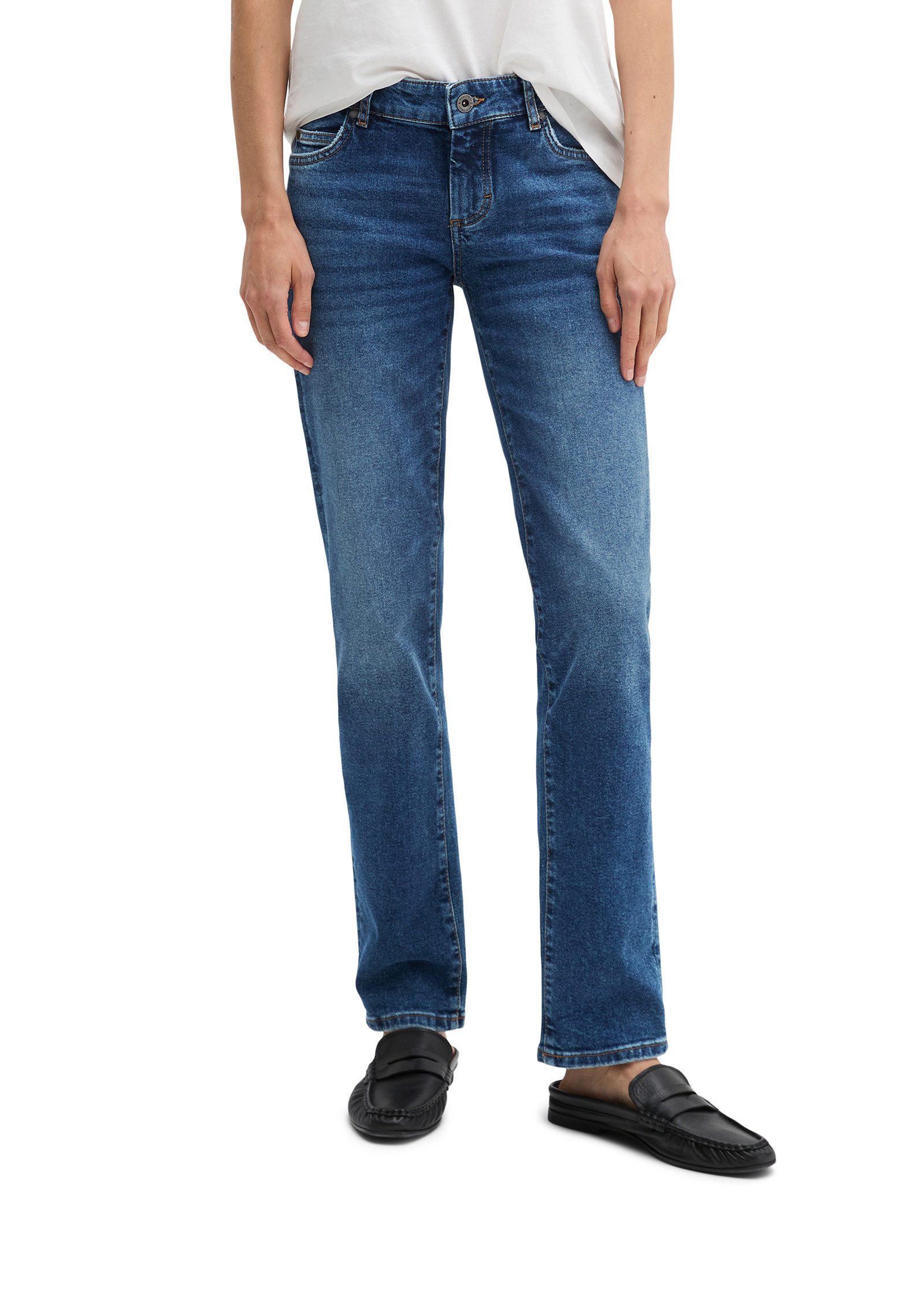 Marc O'Polo Regular-fit-Jeans aus Bio-Baumwolle-Mix