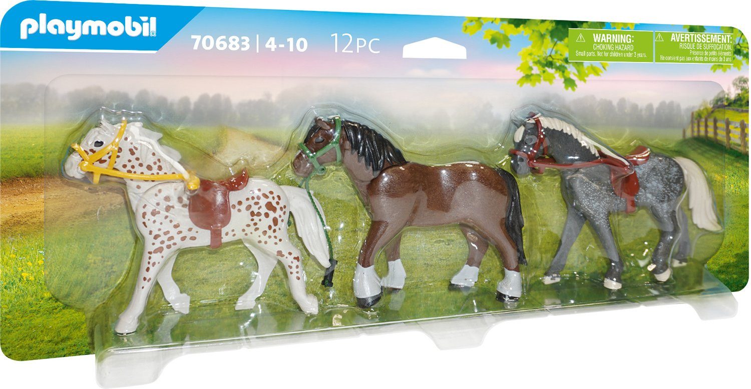 Image of PLAYMOBIL® 70683 3 Pferde