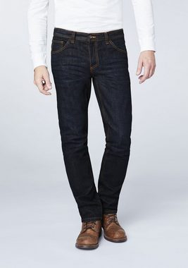 OKLAHOMA PREMIUM DENIM Straight-Jeans in dunkelblauer Waschung (1-tlg)