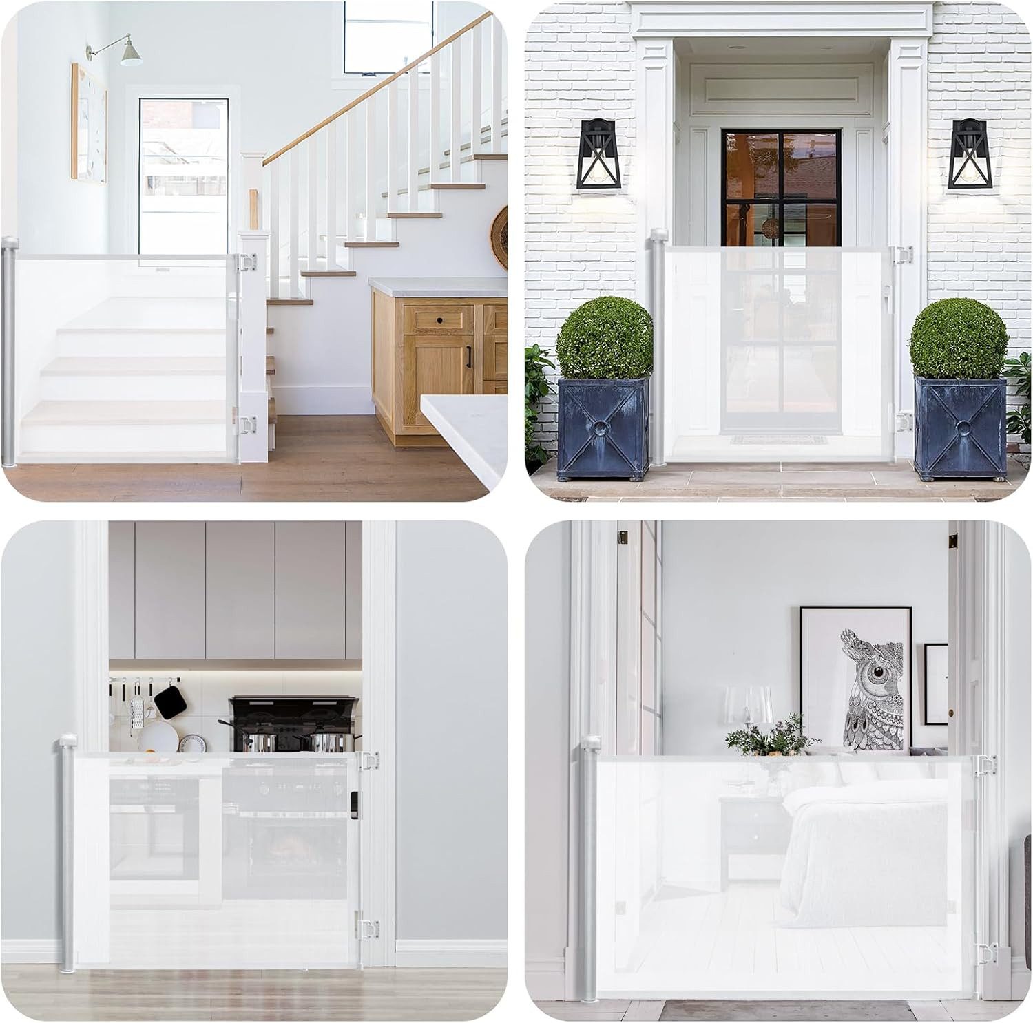 Youyijia Bettschutzgitter Treppenschutzgitter, 140 cm Babyschutzgitter, ein günstig online kaufen