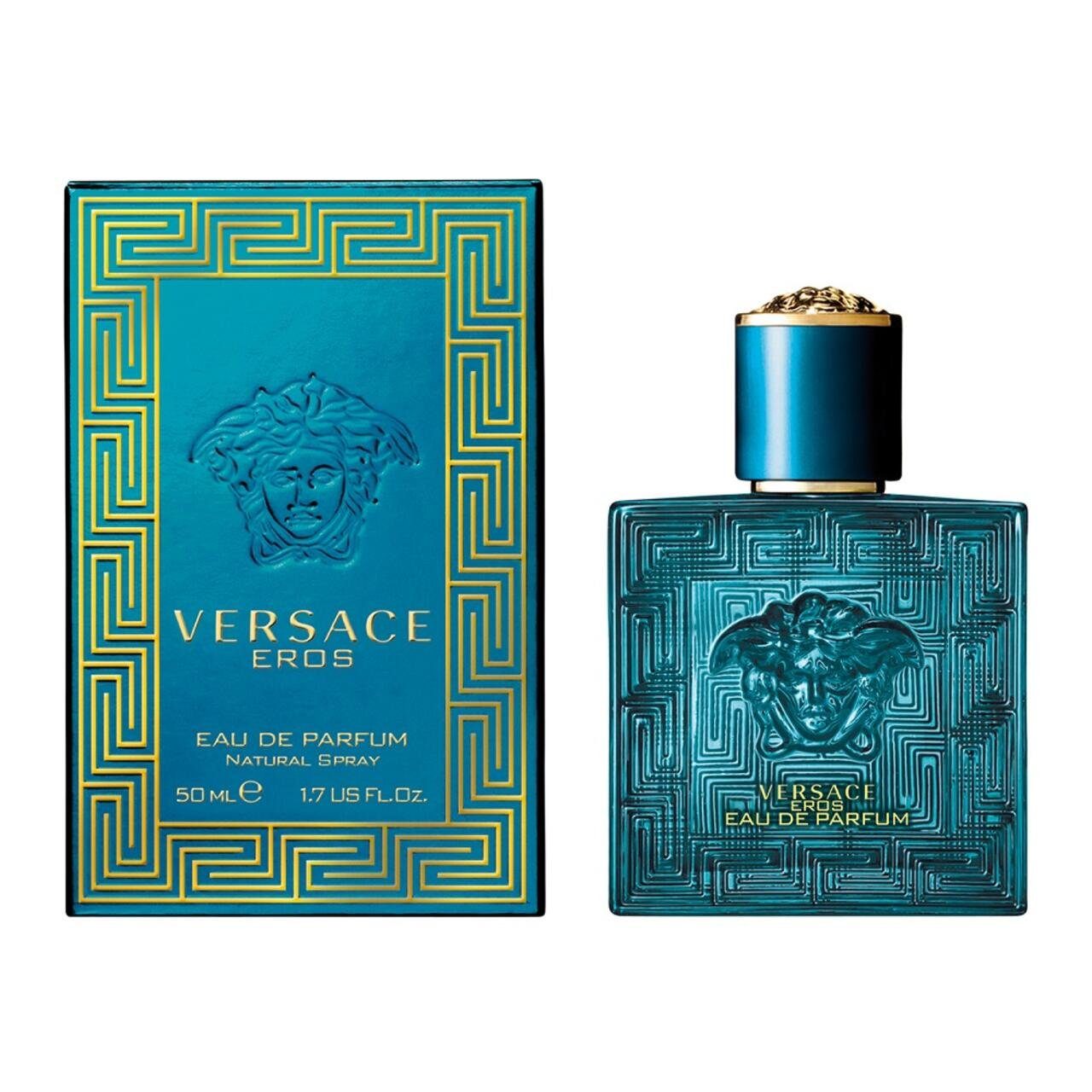 Versace Eau de Parfum Eros EdP Nat. Spray, Herrenduft