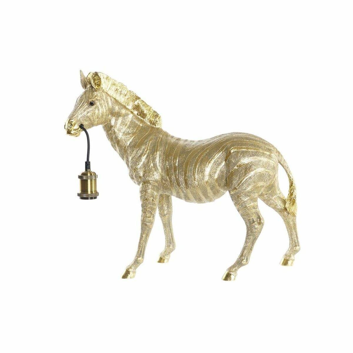 cm Home x 51 x H Decor 22 Tischleuchte 'Zebra', DKD Deko-Lampe gold, 55