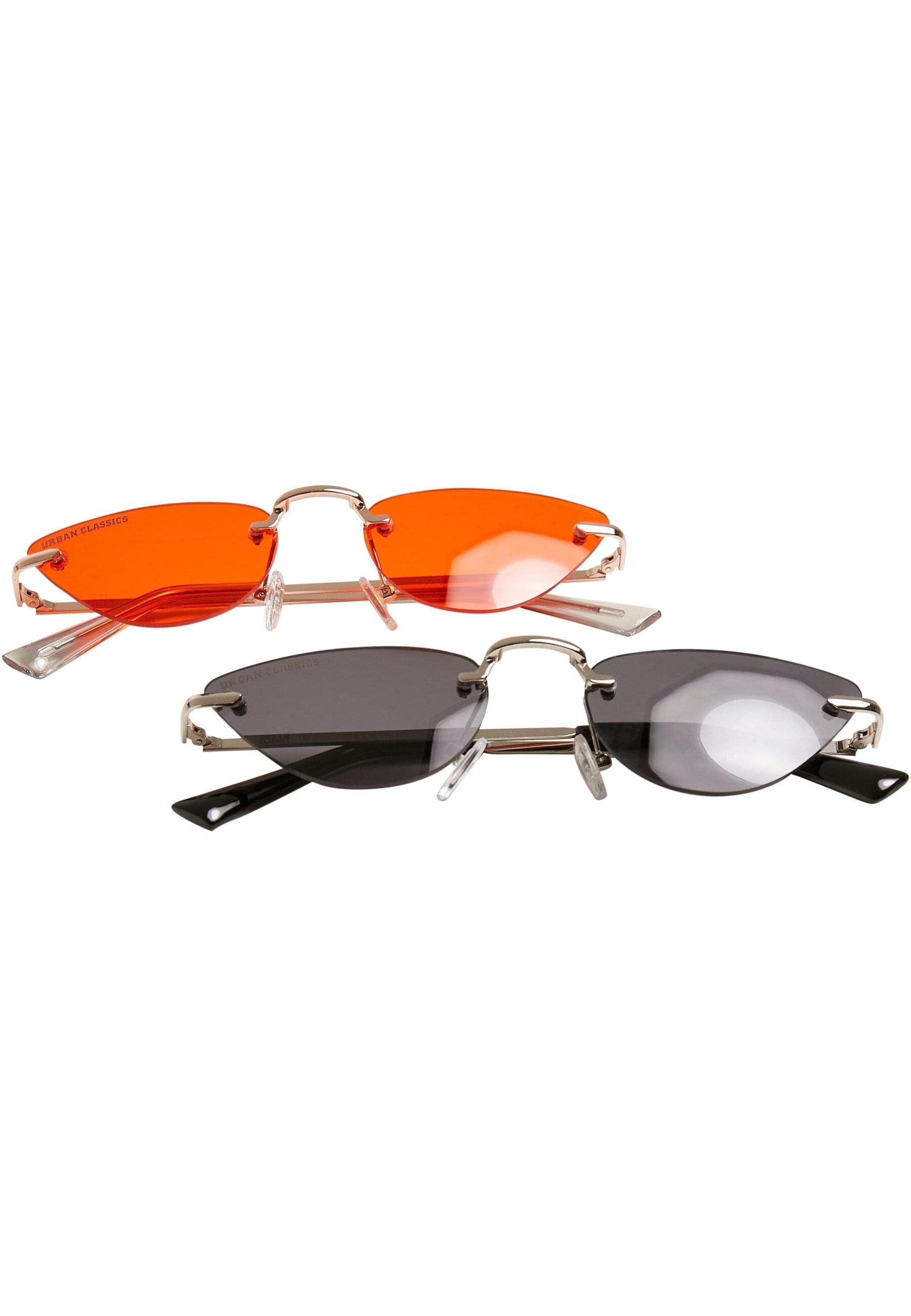 URBAN CLASSICS Sonnenbrille Unisex Sunglasses Manhatten 2-Pack