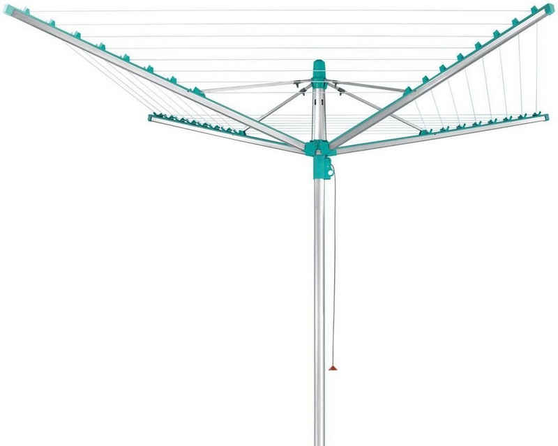 Leifheit Wäschespinne Linomatic 400 Easy, 40 Meter Leinenlänge