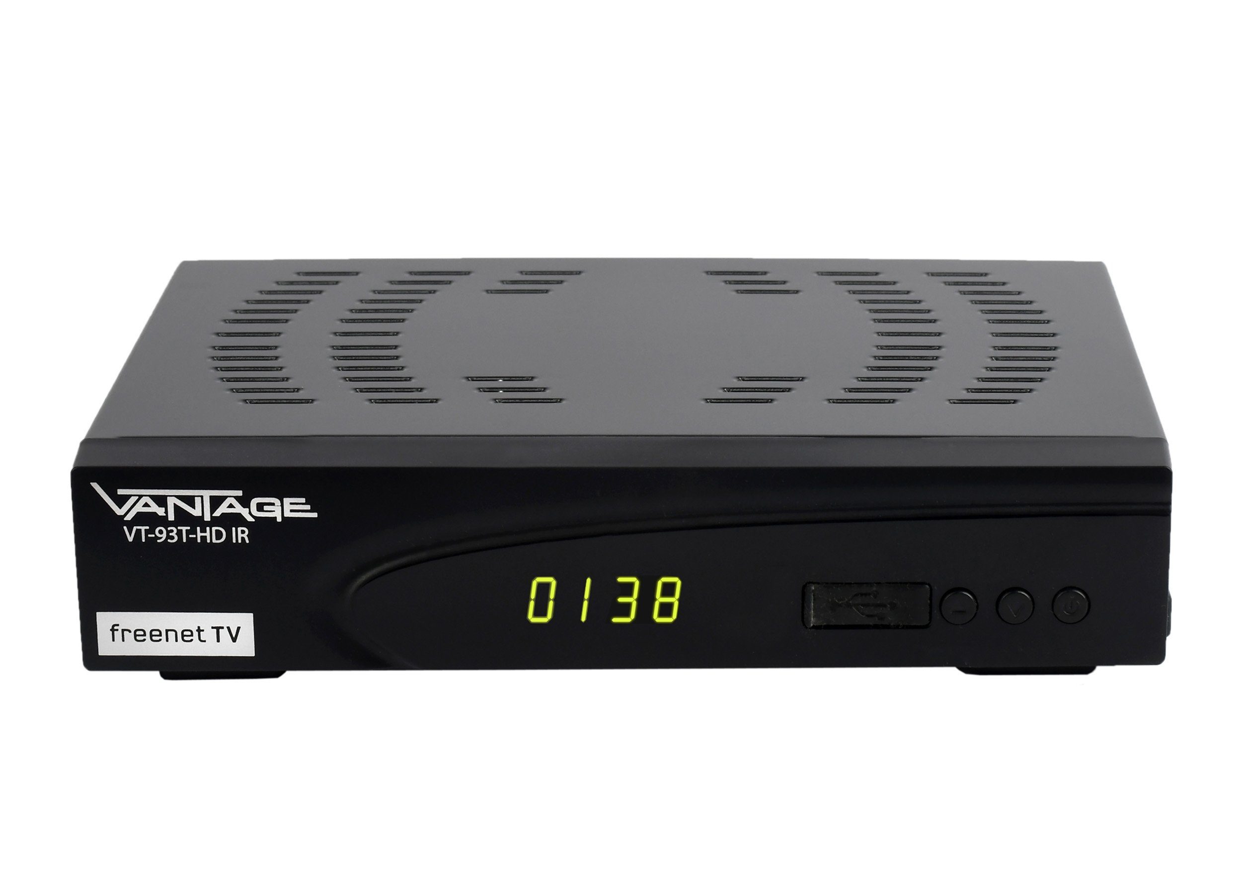 Vantage VT-93-U, Comboreceiver DVB-C und DVB-T2 HD Receiver (1080p Full HDTV, USB, HDMI, AV, S/PDIF, freenet TV)