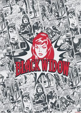 MARVEL Leinwandbild Black Widow, (1 St)