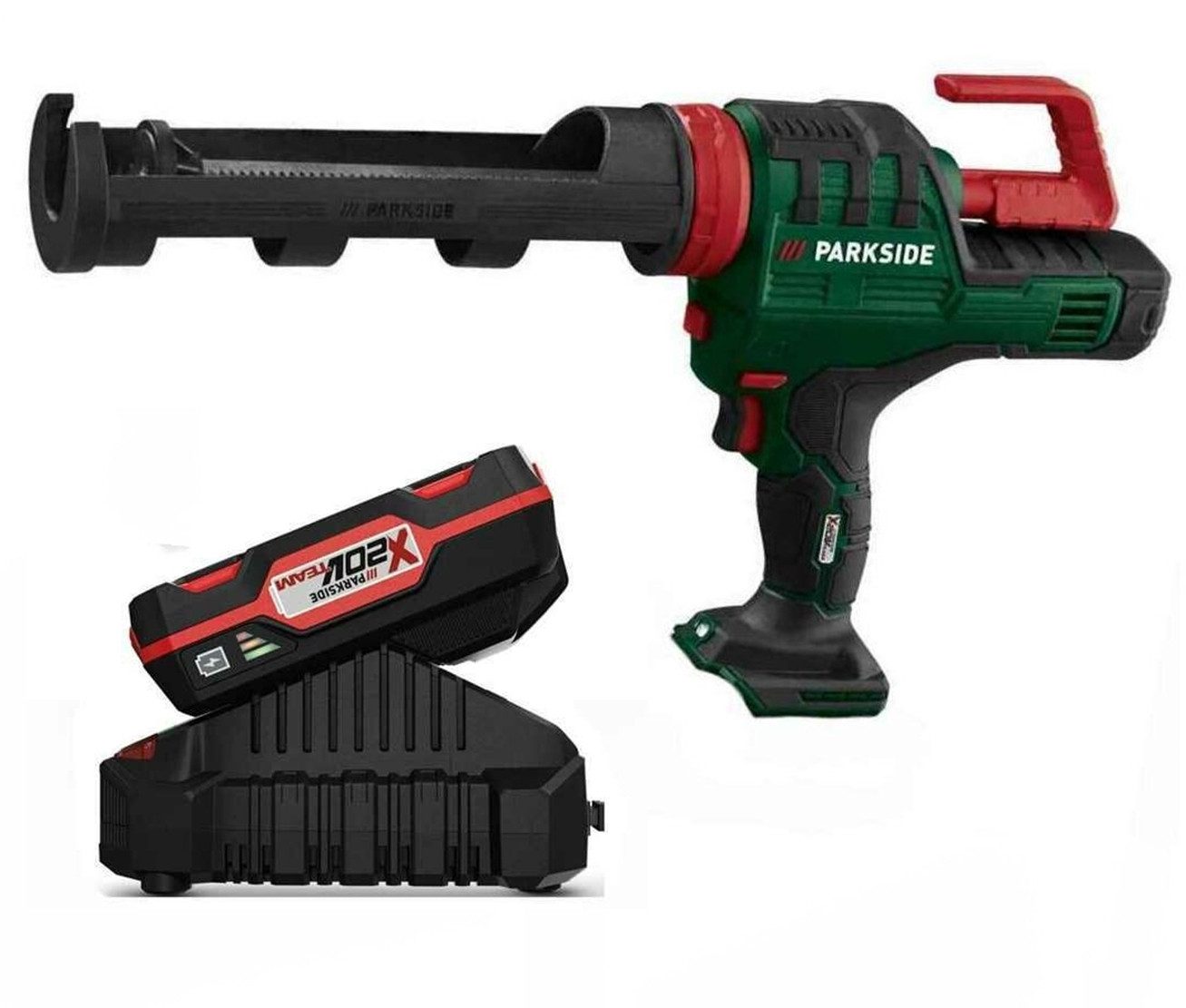 Parkside Akku-Kartuschenpistole PARKSIDE 20 V Akku-Kartuschenpresse PKPA 20-Li Akku 2.0 Ah / Ladegerät