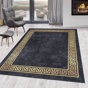 Teppich Teppich für den Flur oder Küche Mäander-Design, Stilvoll Günstig, Läufer, Höhe: 7 mm