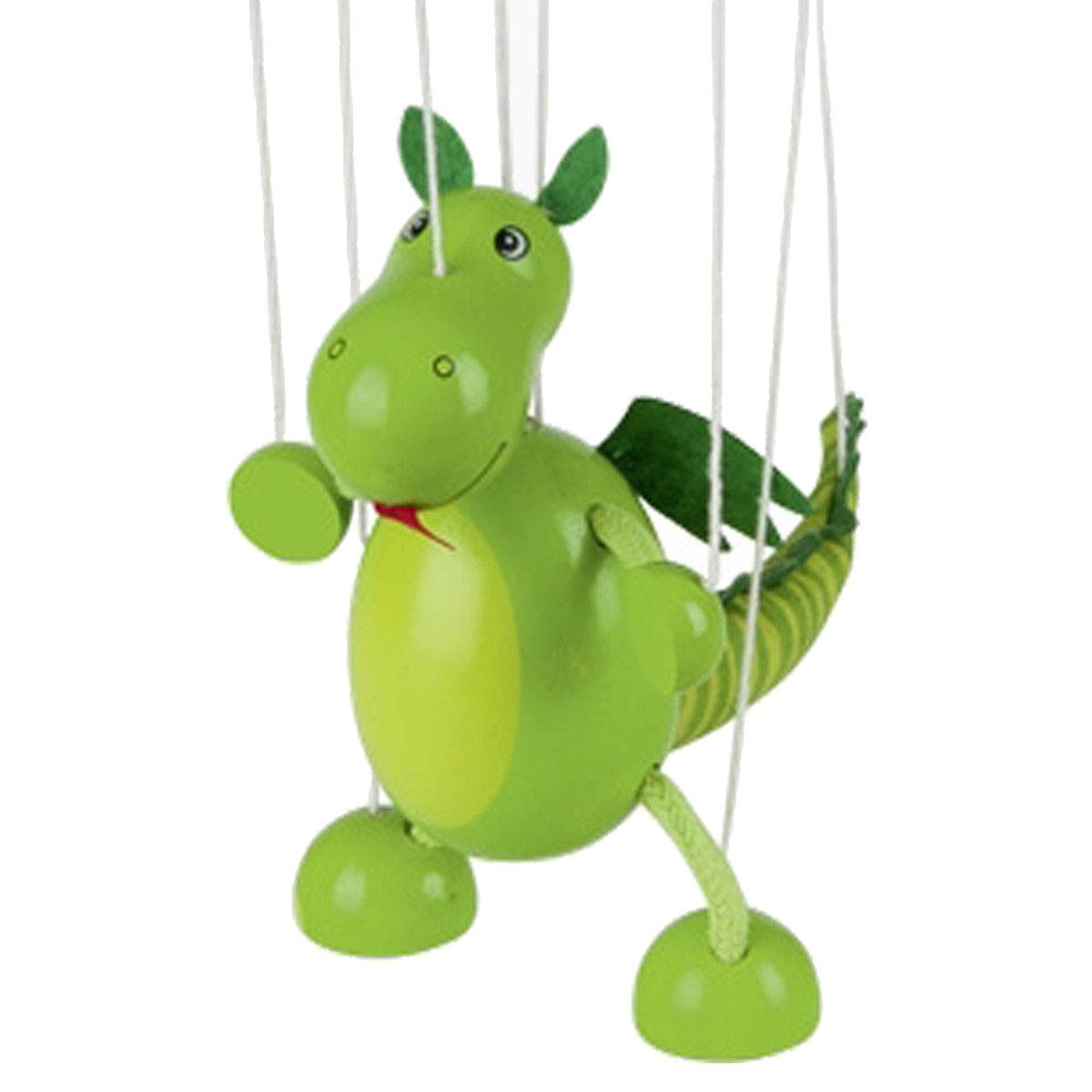 goki Handpuppe Marionette Dino (packung, 1-tlg., set), vollbeweglichen Marionetten verbessert die Motorik