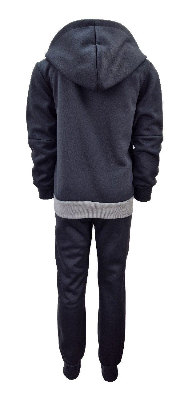 Hessis Jogginganzug Jungen/Mädchen Trainingsanzug, Freizeitanzug, JF106 (Jacke mit Jogginghose)