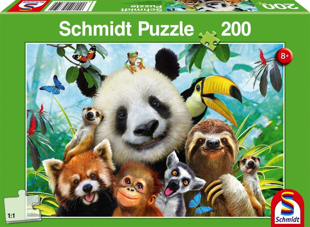 Schmidt Spiele GmbH Puzzle 200 Teile Schmidt Spiele Kinder Puzzle Einfach  tierisch! 56359, 200 Puzzleteile