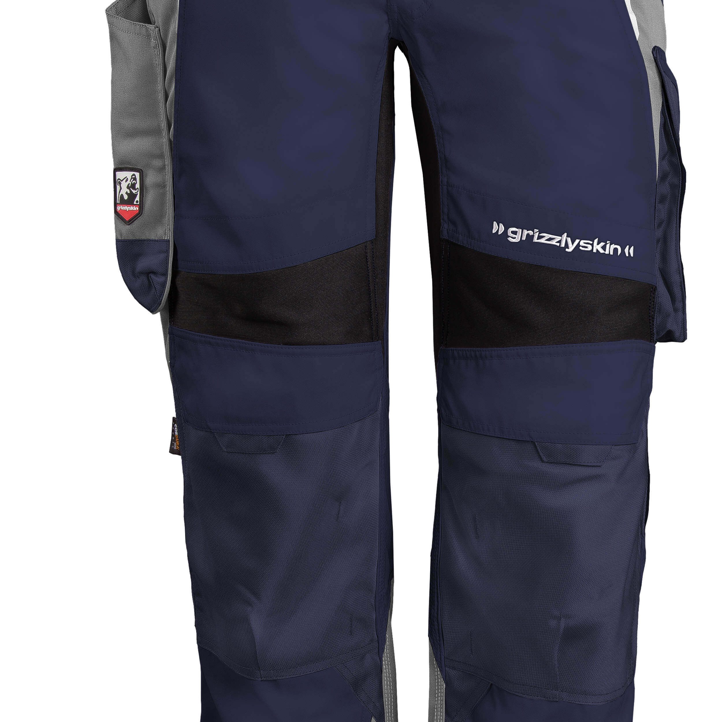 Qualitex Workwear Arbeitsbundhose IRON Arbeitshose Herren - Cargohose, Outdoorhose - Hose für Herren (1-tlg) Cordura, Stretch, viele Taschen, atmungsaktiv. Premium Qualität.