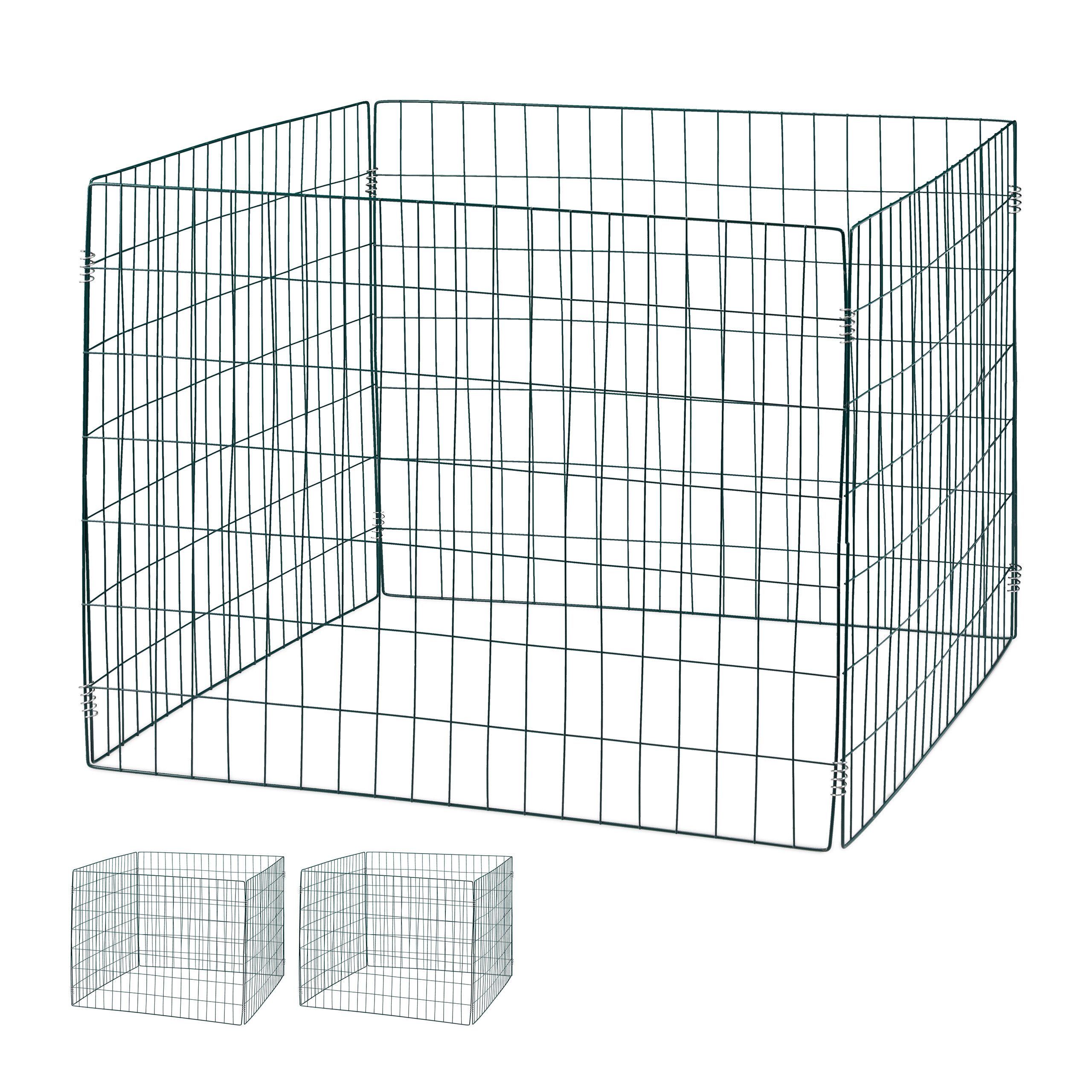 relaxdays Komposter Metall 3er Set, BxTxH: 90x90x70 cm, 560 l, (3 St)