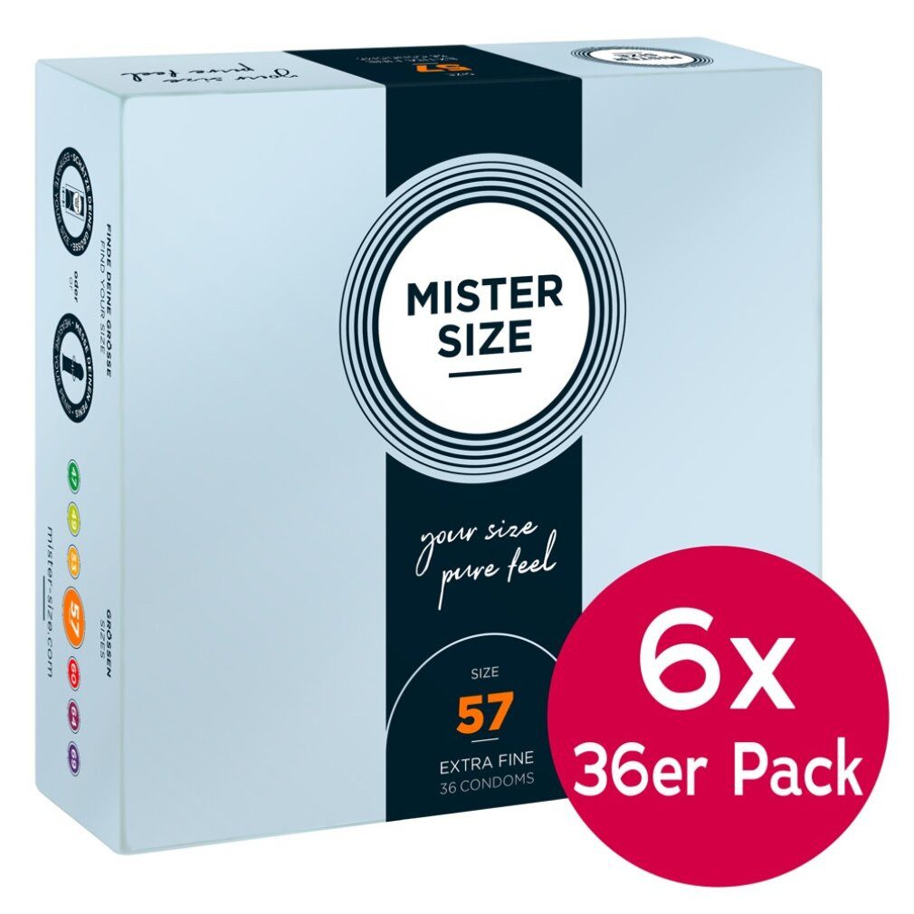 MISTER SIZE Kondome Mister Size Tray 57mm 6x36er