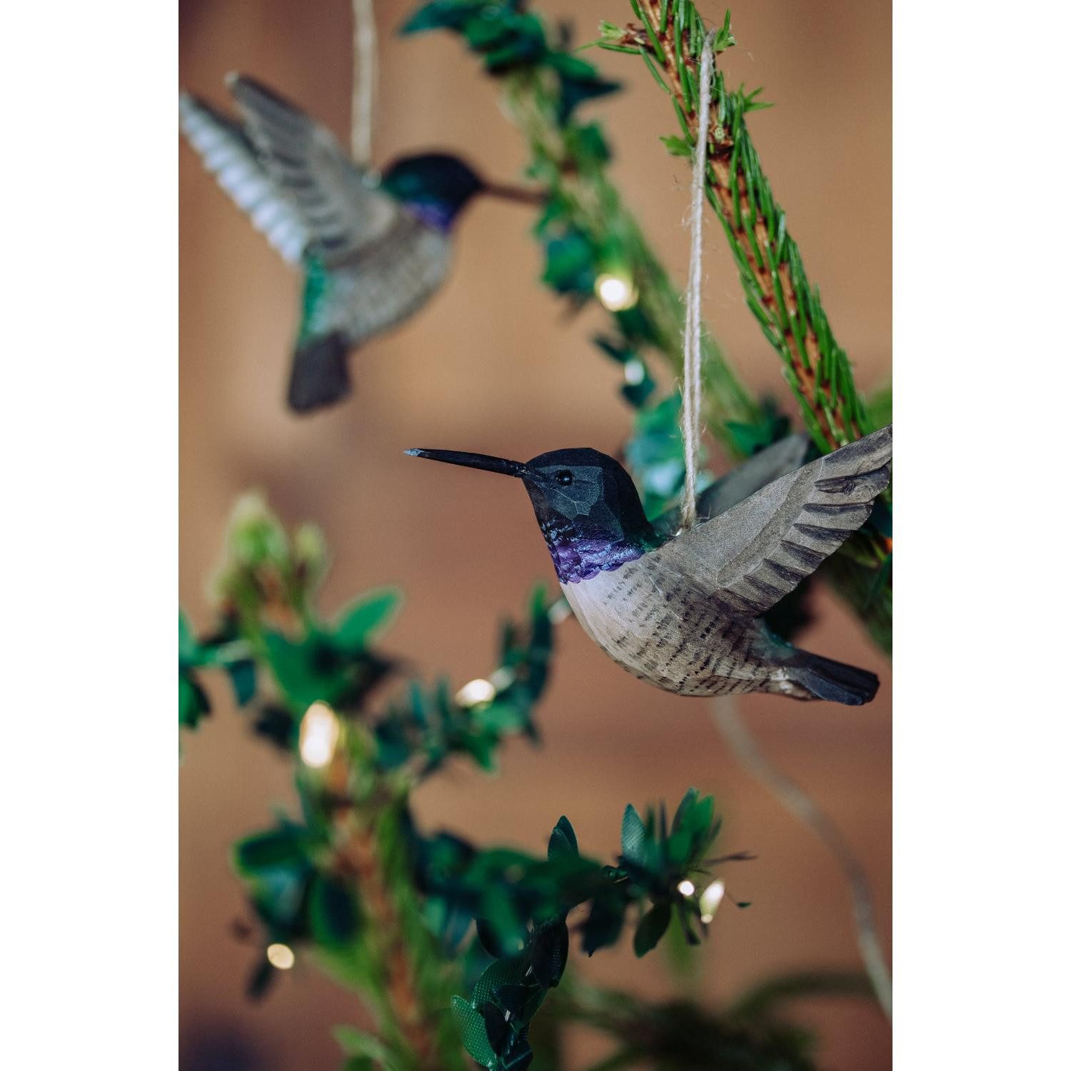 Wildlife Garden Skulptur Dekovogel Schwarzkinnkolibri (2-teilig) günstig online kaufen