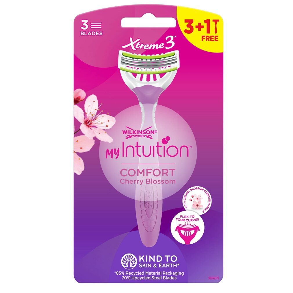 Wilkinson Körperrasierer My Intuition Xtreme 3 Einwegrasierer für Frauen 4St.