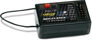 CARSON Carson FS 6 Kanal Fernsteuerung 2,4GHz Reflex Stick 2 RC-Fernsteuerung