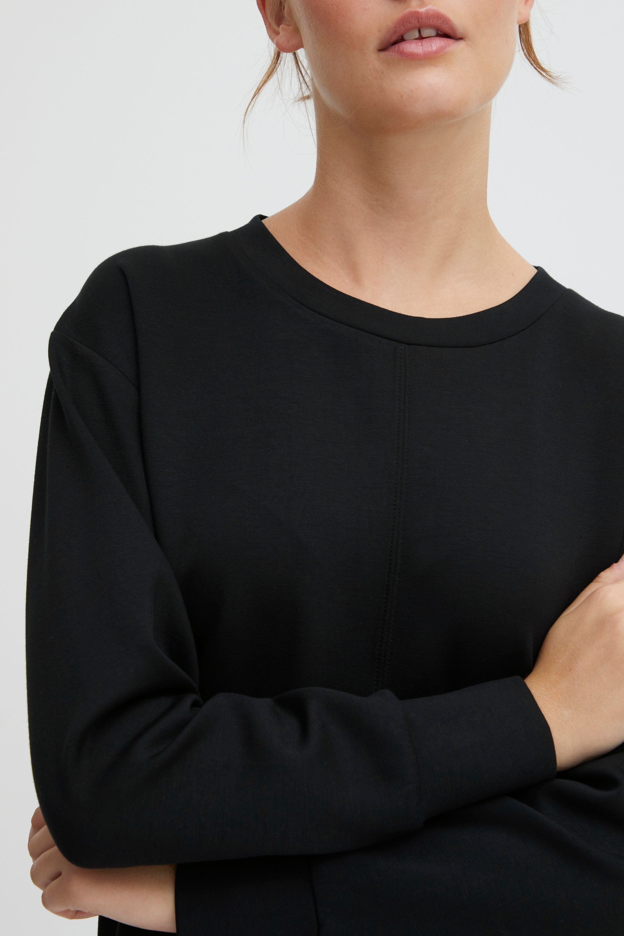 OXMO Rundhalspullover OXPea Modischer Pullover