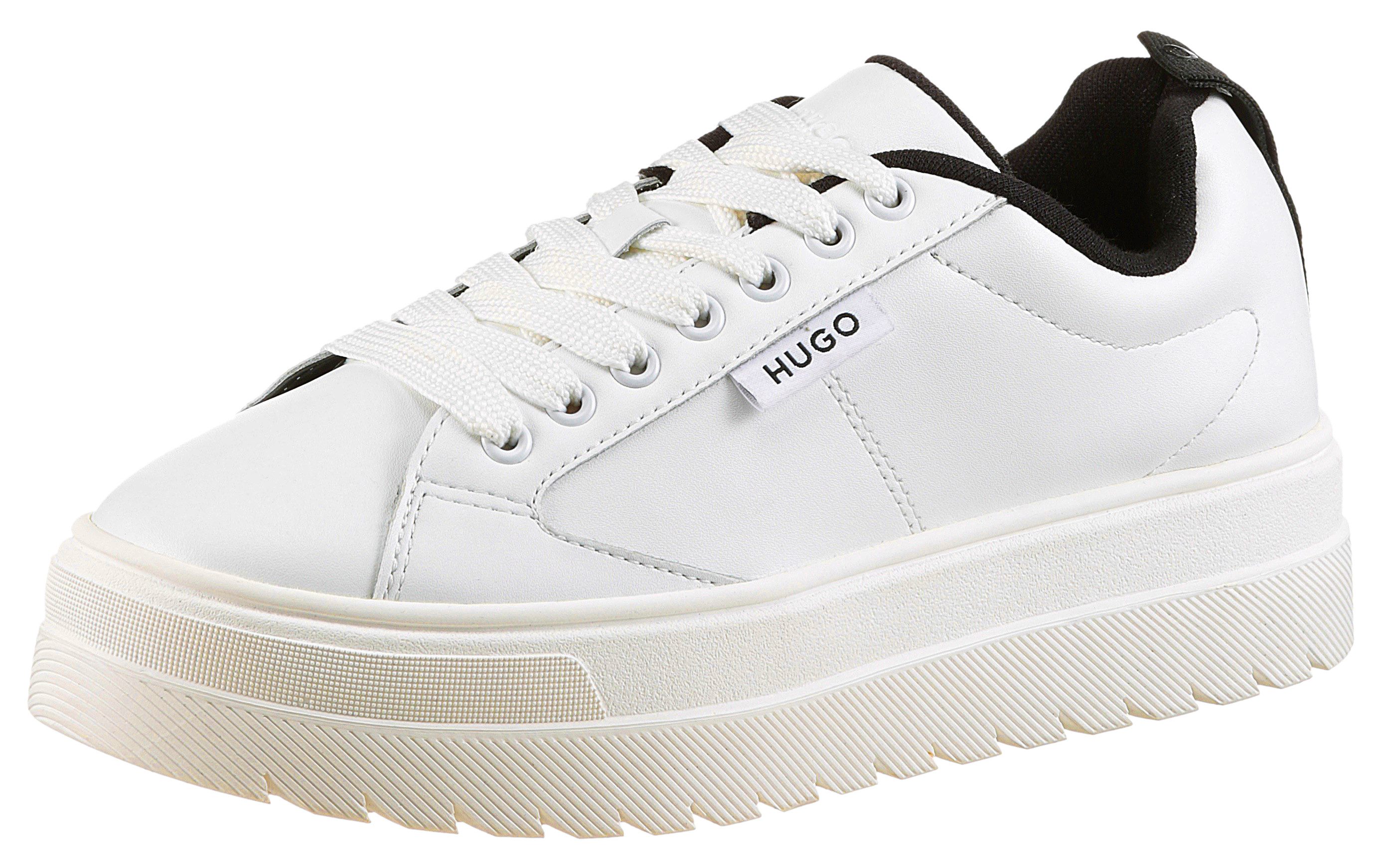 HUGO Lyssa_Tenn Plateausneaker Halbschuh, Schnürschuh, Freizeitsneaker günstig online kaufen