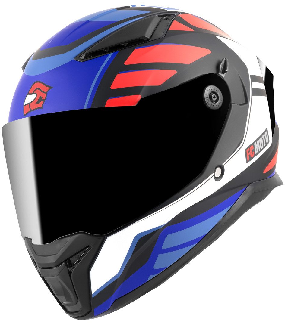 FC-Moto Motorradhelm FF130SV Cavion Helm, integriertes Sonnenvisier
