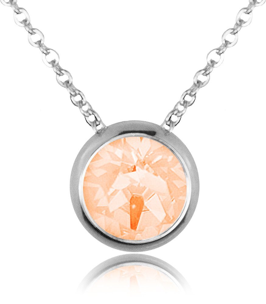 LUISIA® Kette mit Anhänger "Halskette Ciri mit Kristallen von Swarovski®" (inkl. Schmuckbox)