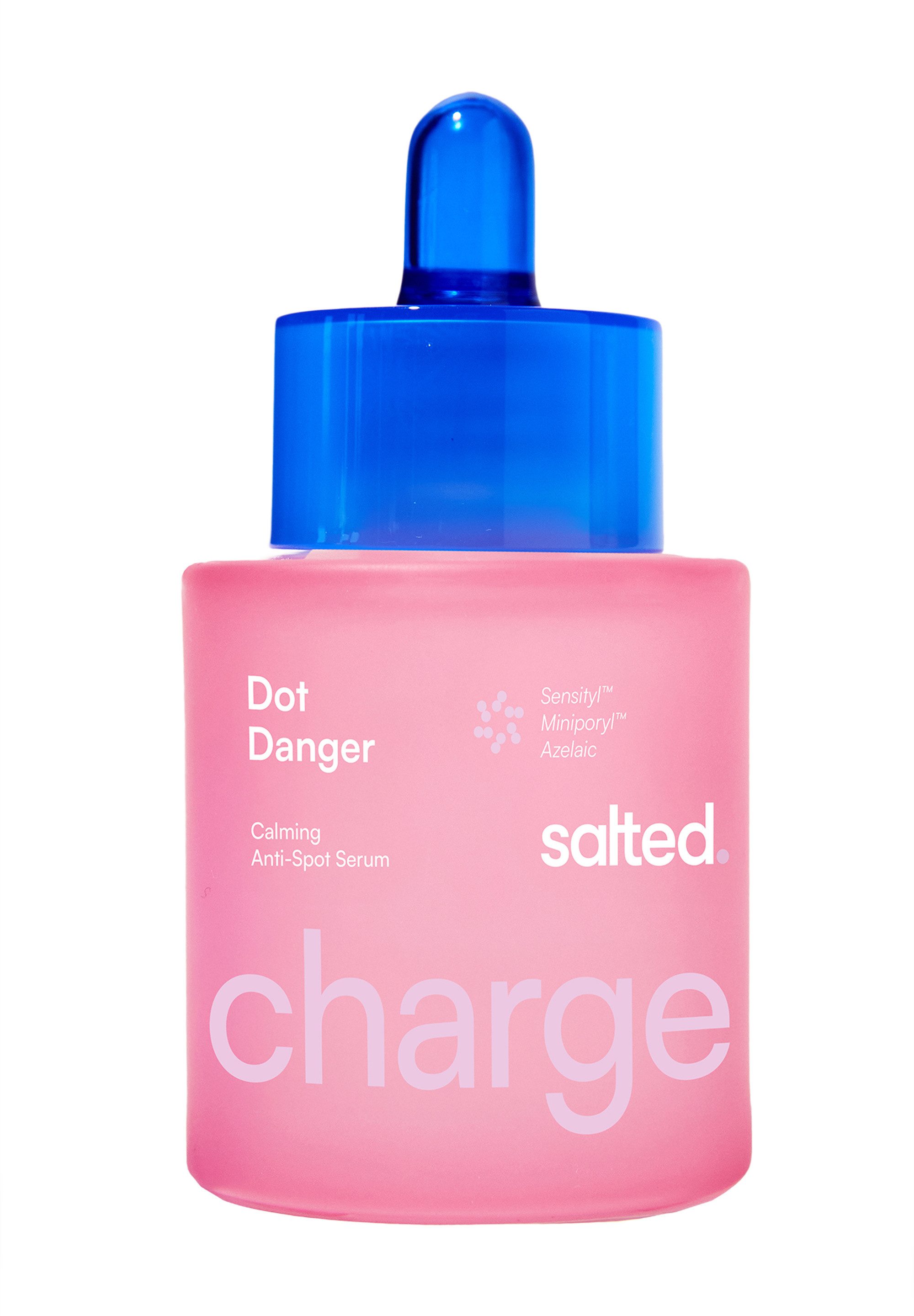 salted. Gesichtsserum Beruhigendes Serum gegen Unreinheiten Dot Danger, Anti-Pickel Serum, sanft aber effektiv, nicht austrocknend