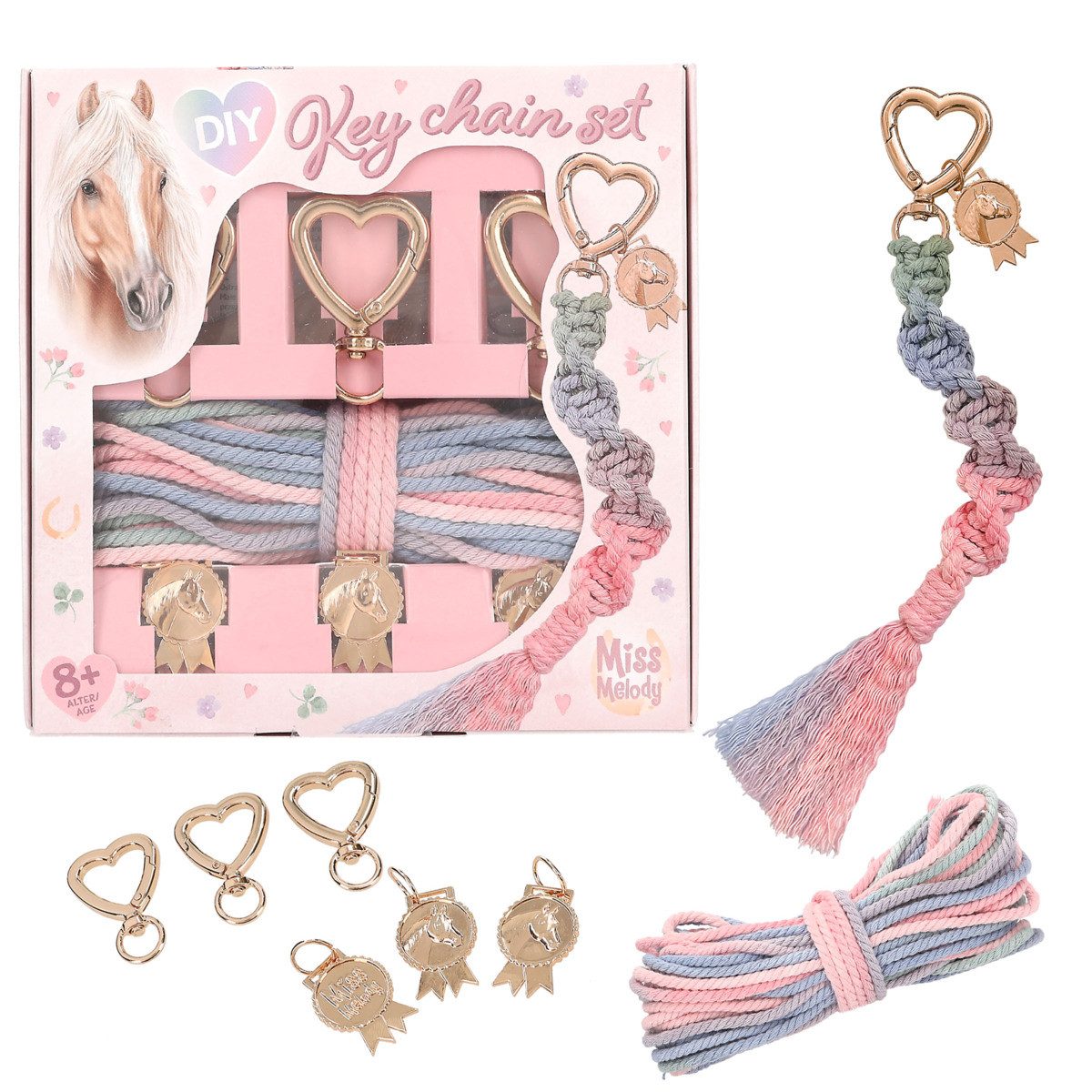 Depesche Schlüsselanhänger DEPESCHE Miss Melody DIY Set Schlüsselanhänger