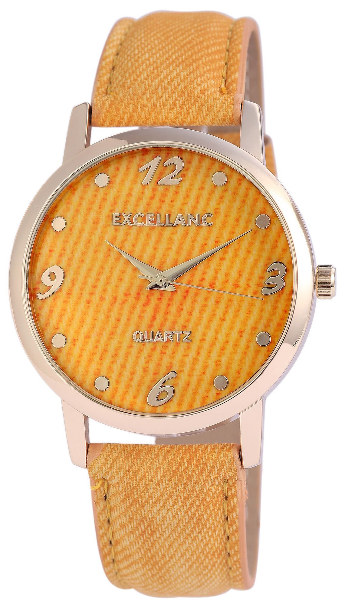 EXCELLANC Quarzuhr 190004000039 Excellanc Damenuhr mit Lederimitationsarmba günstig online kaufen