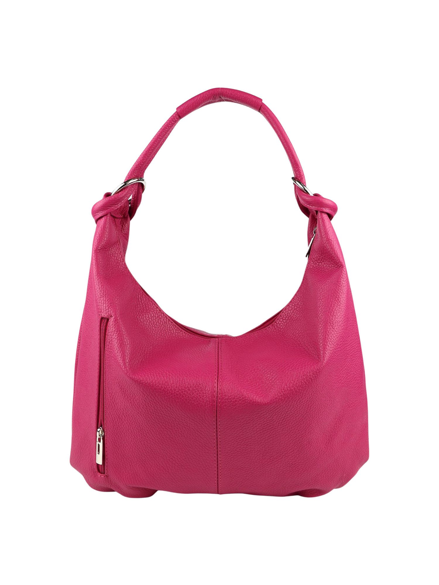 BRISE TASCHE Schultertasche Brise – Elegante Echtleder Schultertasche in zeitlosem Design (Kein Set, Einzeltasche), Geflochtener Henkel, weiches Echtleder, hochwertige Verarbeitung