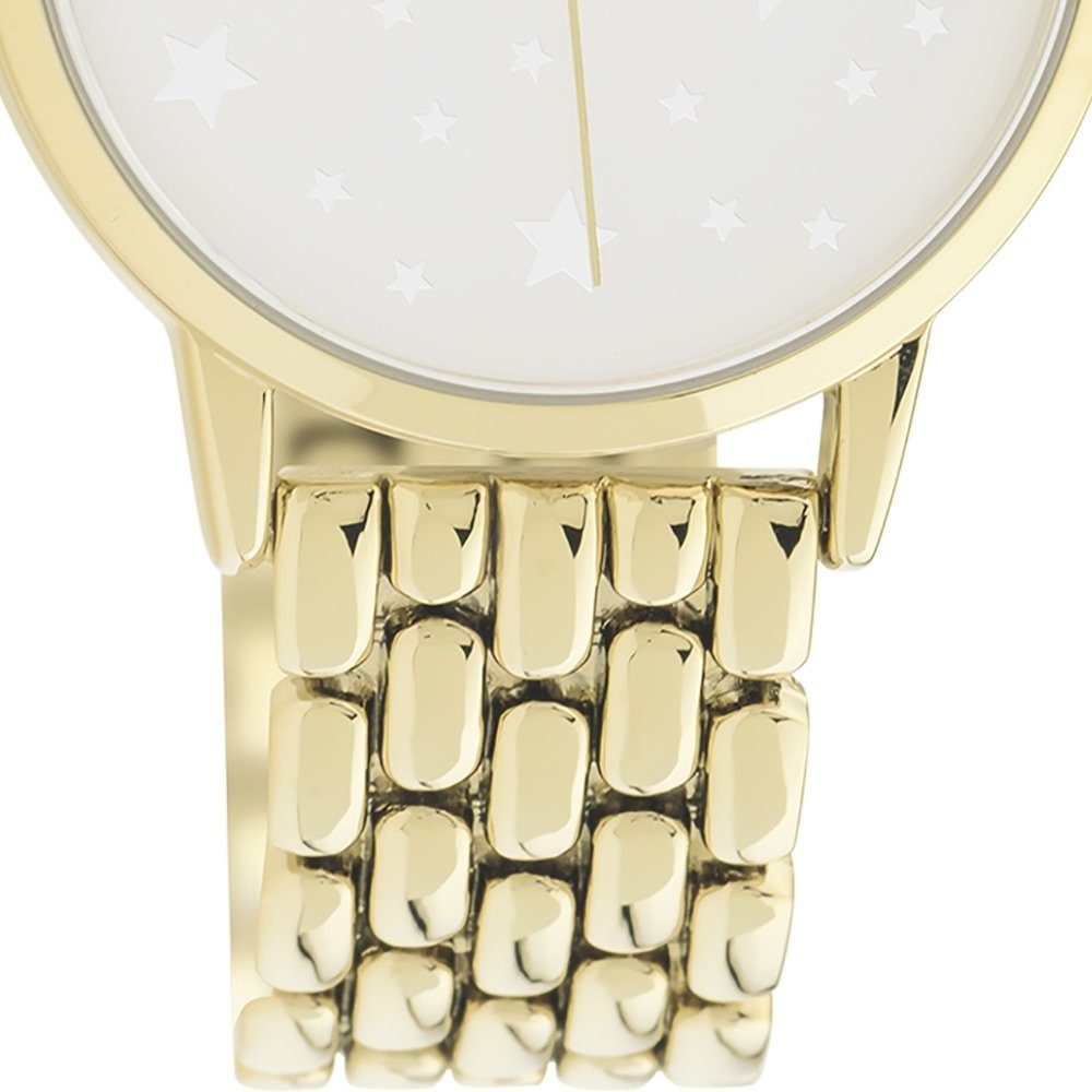 OOZOO Quarzuhr Oozoo Damen Armbanduhr Timepieces, (Analoguhr), Damenuhr rund, mittel (ca. 34mm) Edelstahlarmband, Elegant-Style