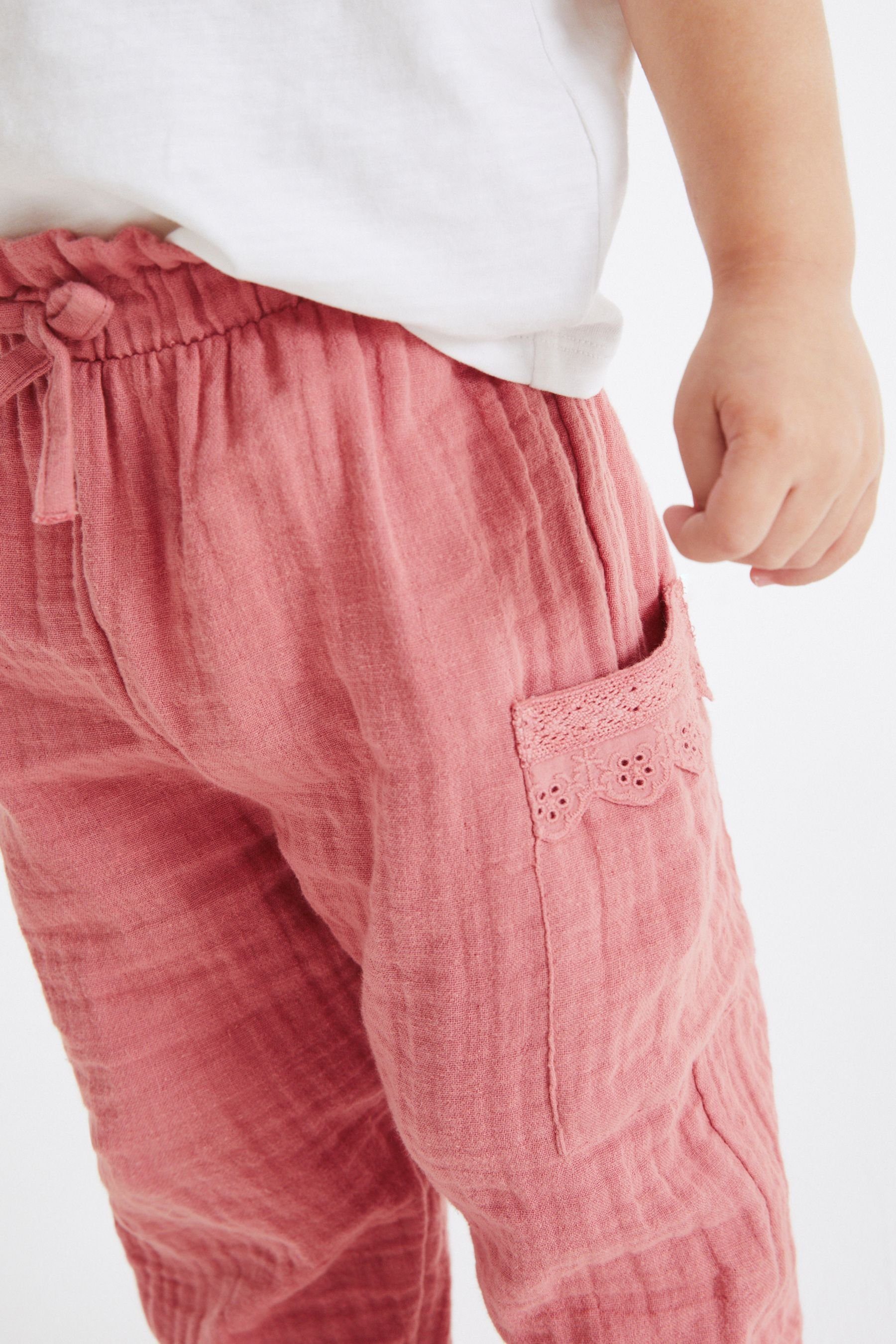 Pink Next (1-tlg) strukturierte Weiche, Hose Schlupfhose