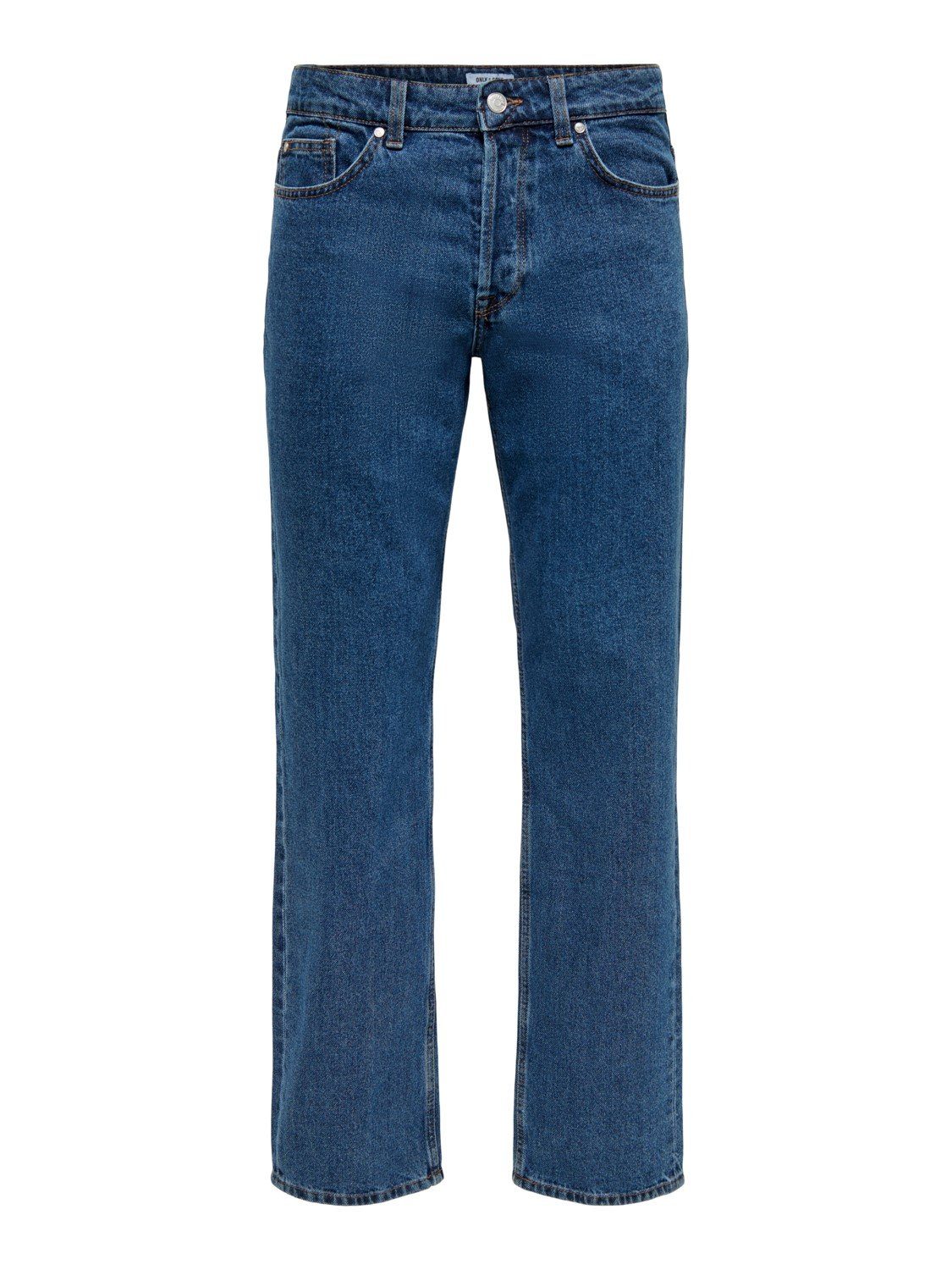 ONLY & SONS Relax-fit-Jeans ONSEDGE D. BLUE 3813 aus Baumwolle