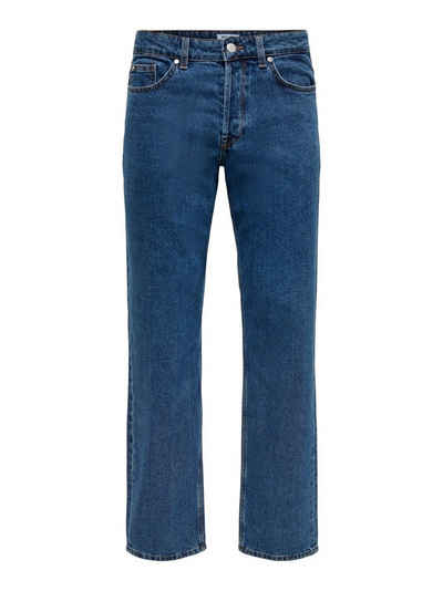 ONLY & SONS Relax-fit-Jeans ONSEDGE D. BLUE 3813 aus Baumwolle