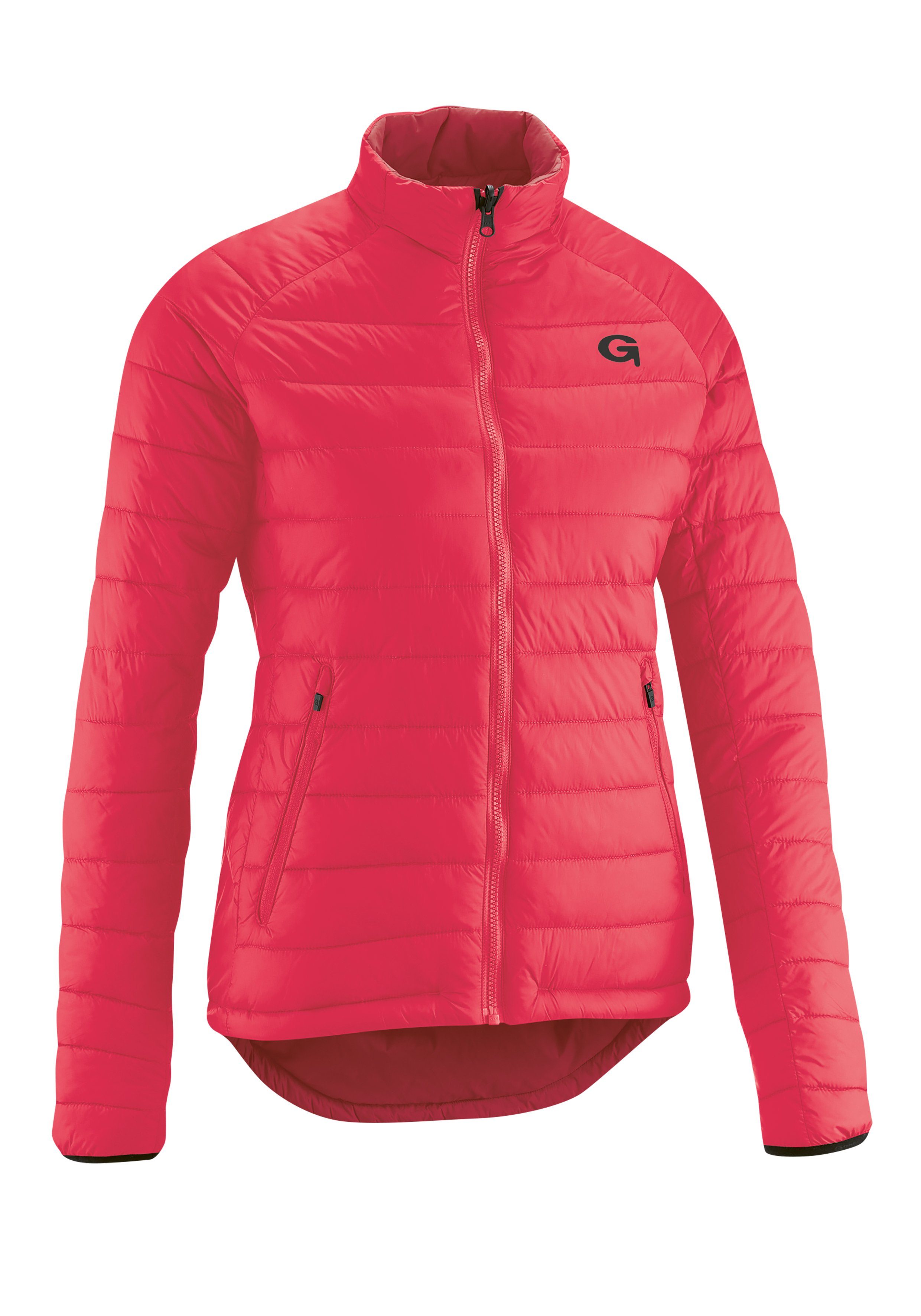 Gonso Fahrradjacke SORIO Damen atmungsaktive neonpink Wendejacke warme Primaloft-Jacke, und