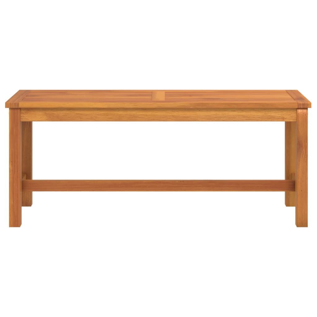 vidaXL Gartenbank Gartenbank 110x35x45 cm Massivholz (1-St)