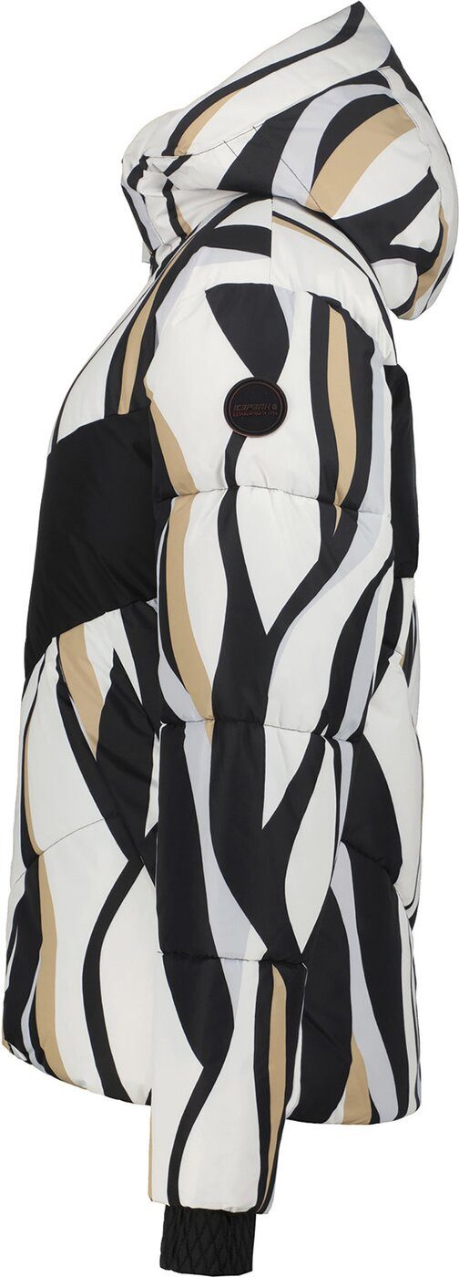 Icepeak Skijacke ICEPEAK ELSARA SCHWARZ-WEISS