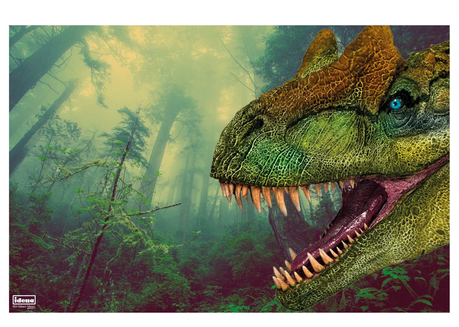 Idena Schreibtischunterlage Idena Schreibunterlage PP 58,5x38,5cm Dinosaurier – Bild 2 von 5