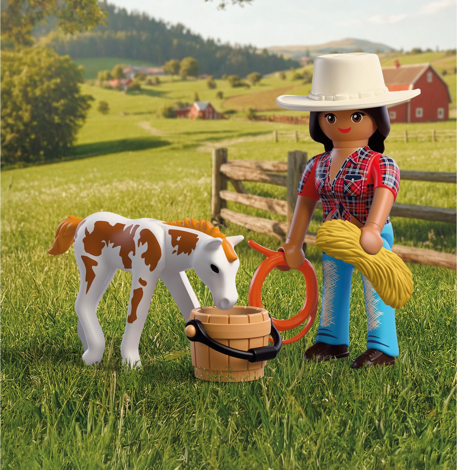 Playmobil® DuoPack Reiterin mit Fohlen (72026), I Love Horses Konstruktions-Spielset, (7 St) – Bild 2 von 5