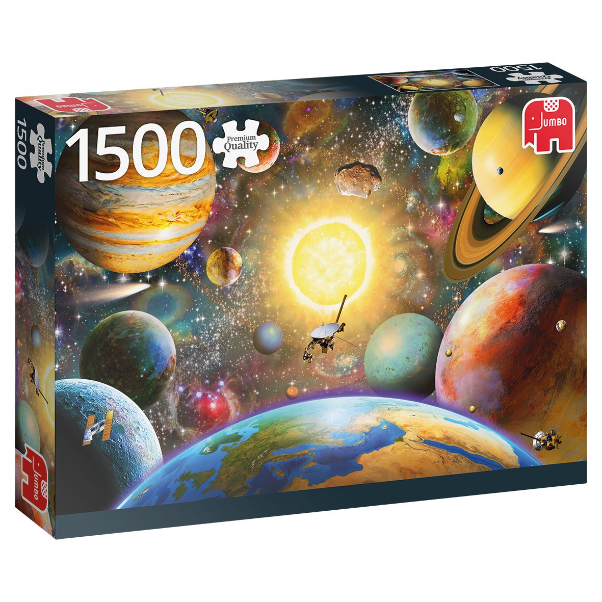 Jumbo Spiele Puzzle Jumbo Spiele, Schweben im Weltraum, 1500 Teile Puzzle, 1500 Puzzleteile, Made in Europe