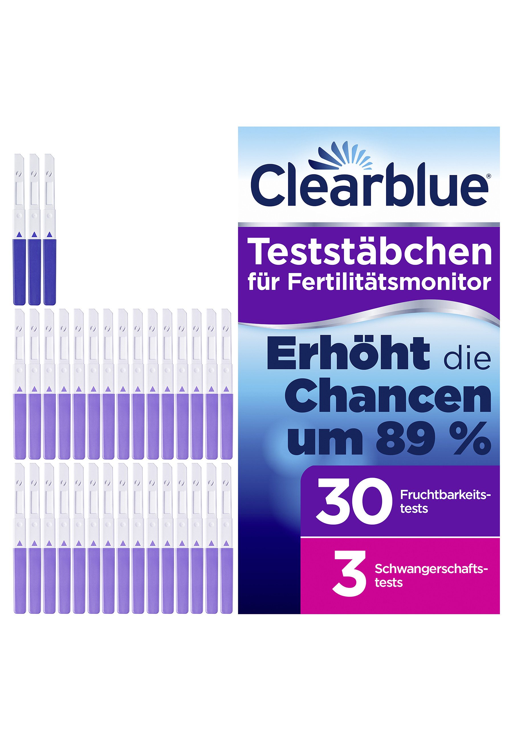 Schwangerschaftstest Fertilitätsmonitor Advanced Teststäbchen 30+3